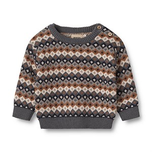 Wheat - Jacquard Pullover Elias, Multi